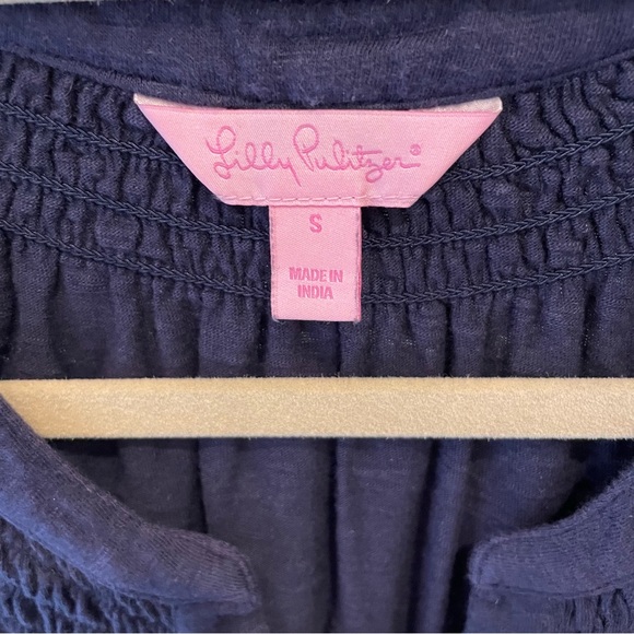 Lilly Pulitzer Essie Dress Navy Small - Picture 5 of 5